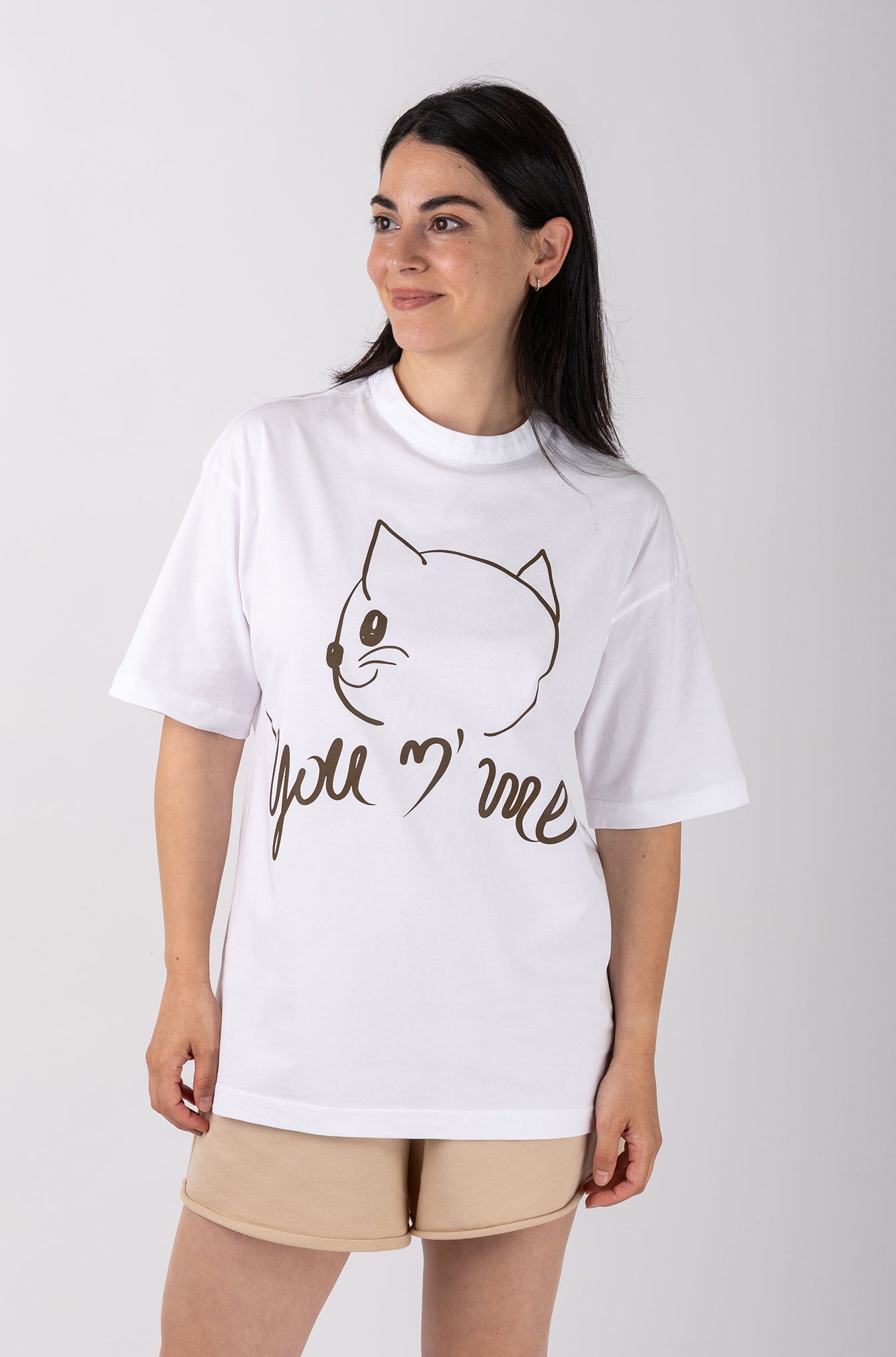 "you n' me" Oversized unisex T-shirt